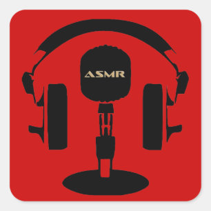ASMR Logo Square Sticker