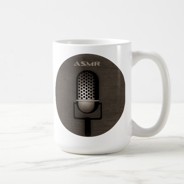 ASMR Retro Microphone Coffee Mug (Right)