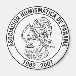 Asociación Numismática De Panamá imán Magnet