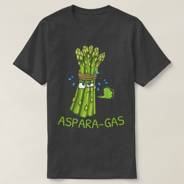 Asparagas Asparagus Garden Vegetable Vegetarian Ve T-Shirt (Design Front)