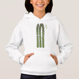 Asparagus cartoon illustration