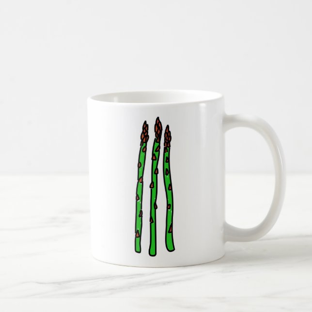 asparagus coffee mug (Right)