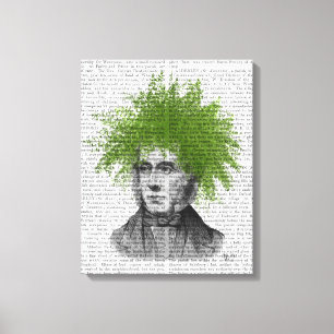 Asparagus Fern Head Plant Head Canvas Print