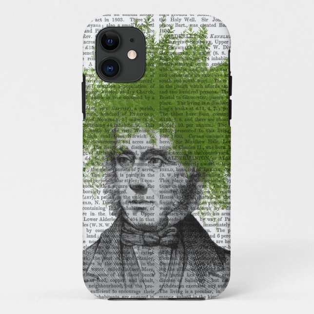 Asparagus Fern Head Plant Head Case-Mate iPhone Case (Back)