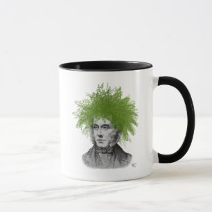 Asparagus Fern Head Plant Head Mug
