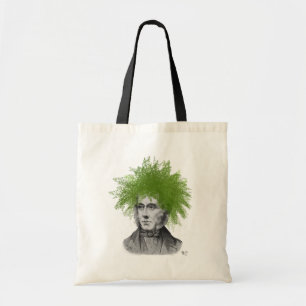 Asparagus Fern Head Plant Head Tote Bag