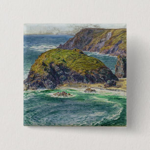 Asparagus Island 15 Cm Square Badge