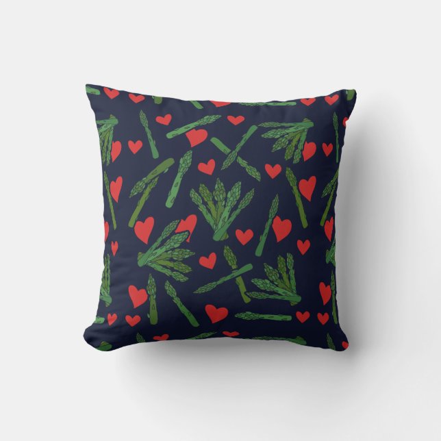 Asparagus lover cushion (Front)