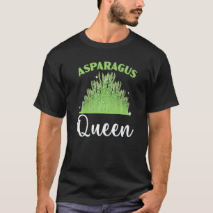 Asparagus Queen Vegan Vegetable Vegetarian T-Shirt