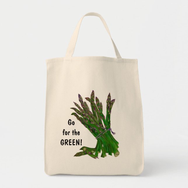 Asparagus Shopping Bag (Front)