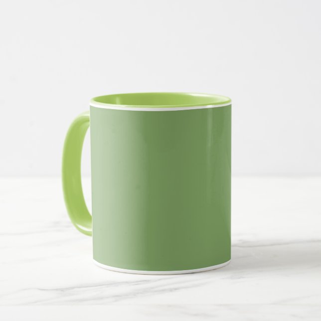 Asparagus (solid colour) mug (Front Left)