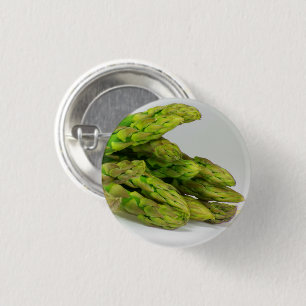 Asparagus Spear Tips 3 Cm Round Badge