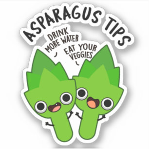 Asparagus Tips Funny Veggie Pun 