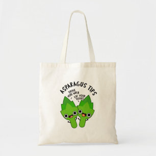 Asparagus Tips Funny Veggie Pun  Tote Bag