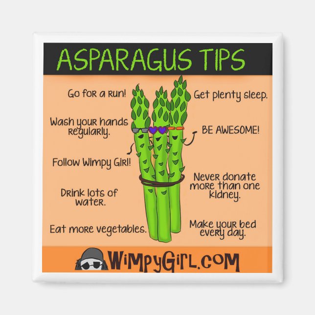 Asparagus Tips Magnet (Front)