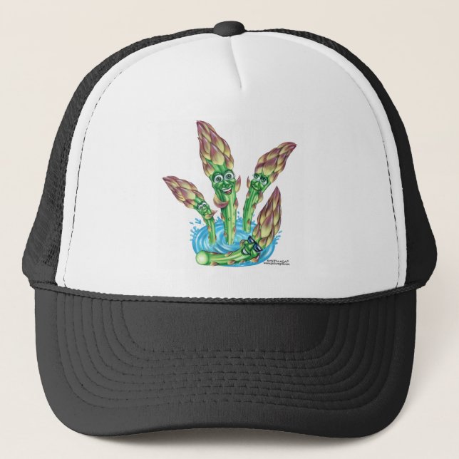 asparagus trucker hat (Front)