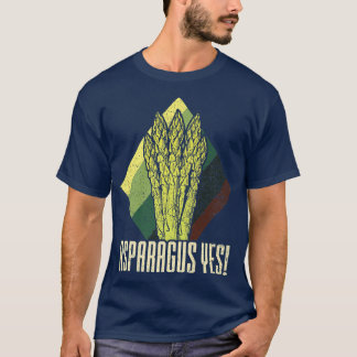 Asparagus Yes Funny Vegetable Gardener Premium T-S T-Shirt