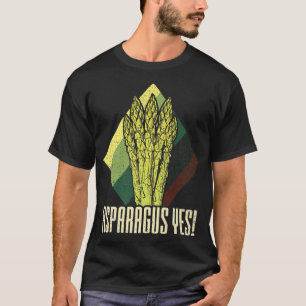 Asparagus Yes Funny Vegetable Gardener Premium T-S T-Shirt