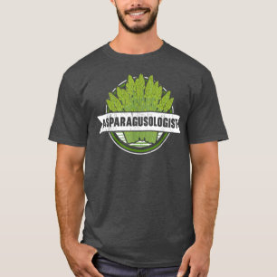 Asparagusologist Asparagus Vegetable Vegetarian Ve T-Shirt