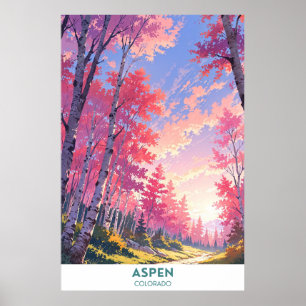 Aspen- Beautiful Trail- Colorado Poster