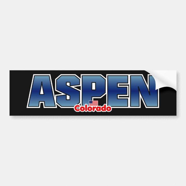 Aspen Bumper Sticker (Front)