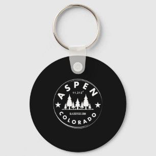 Aspen colorado - big mountain forest key ring