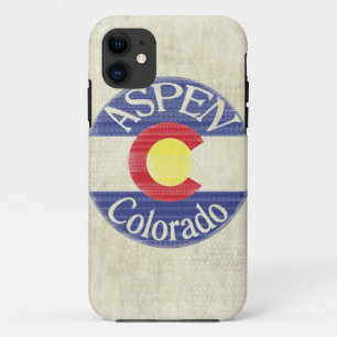 Aspen Colorado circle flag iphone 5 case