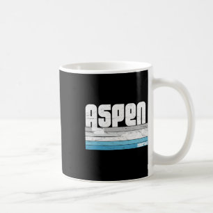 Aspen Colorado Co Mountain Retro Vintage Skiing Hi Coffee Mug