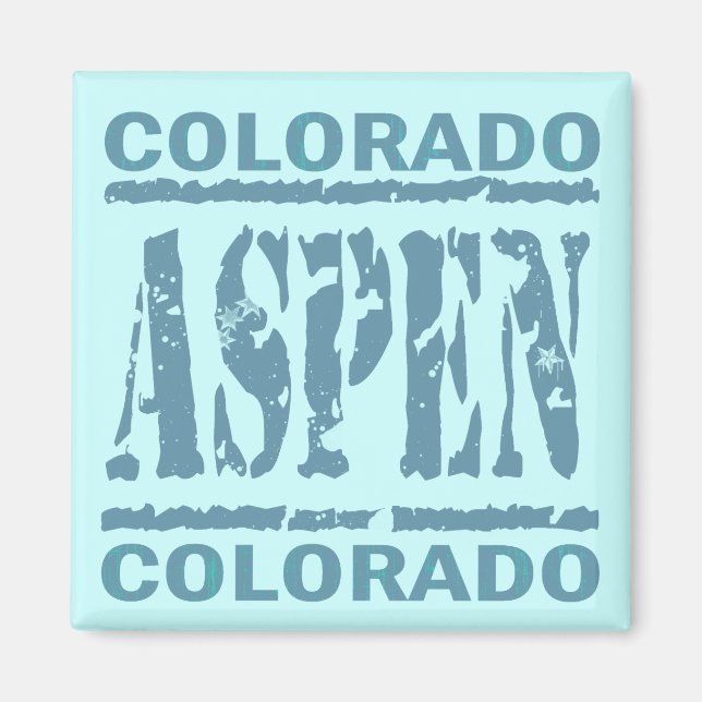 ASPEN, COLORADO MAGNET (Front)