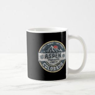 Aspen Colorado Rocky Mountains Tee Hiking Camping Coffee Mug