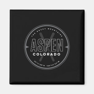 Aspen Colorado Ski Magnet