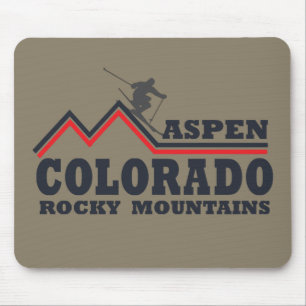 Aspen Colorado ski resort Mouse Pad