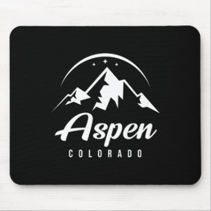 Aspen Colorado Ski Resort Skiing Snowboarding  Mouse Pad