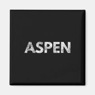 Aspen Colorado Skiing Snowboarding Backcountry  Magnet