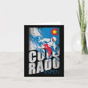 Aspen Colorado Snowboard Snowboarding Snowboarder Card