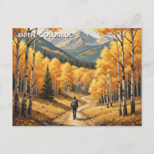 Aspen Colorado Travel Postcard