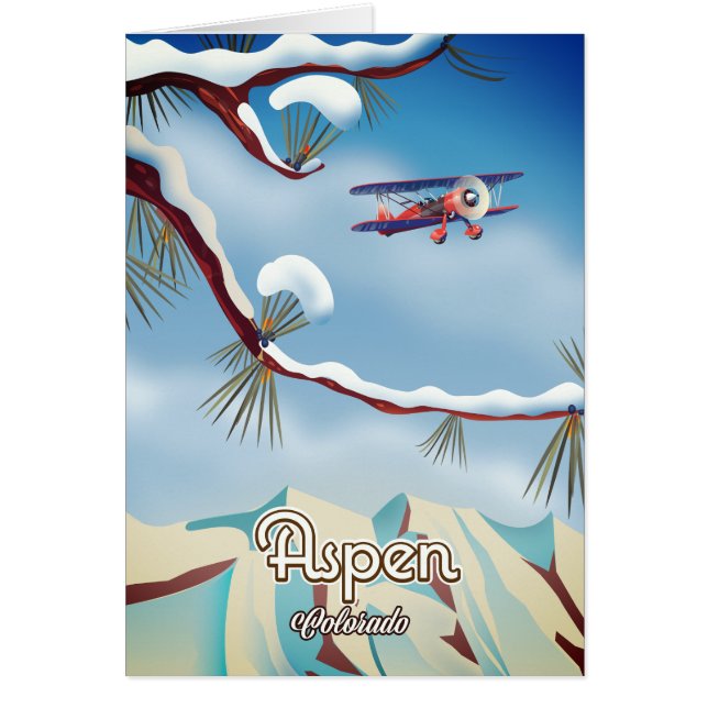 Aspen Colorado travel poster (Front)