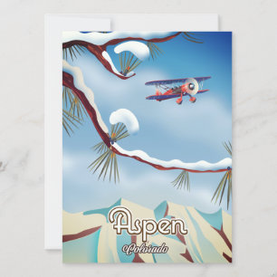 Aspen Colorado travel poster