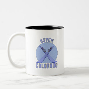 Aspen, Colorado Two-Tone Coffee Mug
