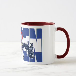 Aspen Colorado with Snow Skier Mug