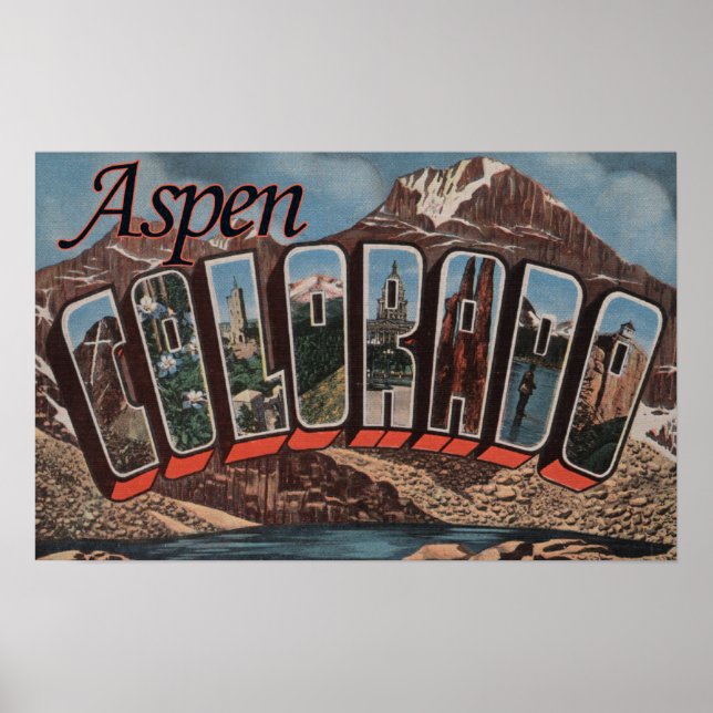Aspen, ColoradoLarge Letter ScenesAspen, CO Poster (Front)