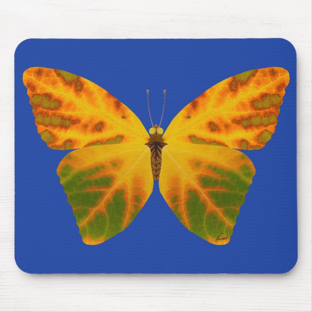 Aspen Leaf Butterfly 1 Mouse Pad (Front)