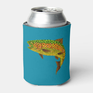 Aspen Leaf Rainbow Trout 1 Can Cooler