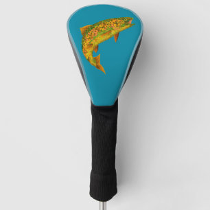 Aspen Leaf Rainbow Trout 2 Golf Head Cover