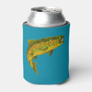 Aspen Leaf Rainbow Trout 3 Can Cooler
