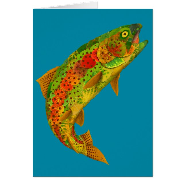 Aspen Leaf Rainbow Trout 5 (Front)