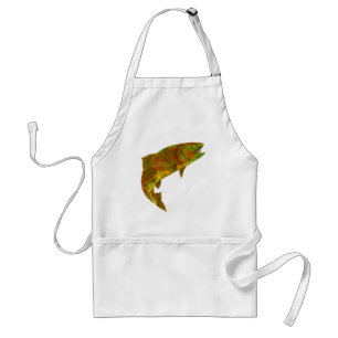 Aspen Leaf Rainbow Trout 6 Standard Apron