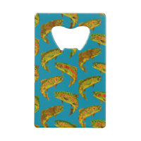Aspen Leaf Rainbow Trout Seamless Pattern 2018