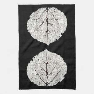 Aspen Leaf Skeleton 1 Tea Towel