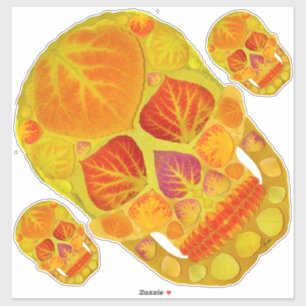 Aspen Leaf Skull 13